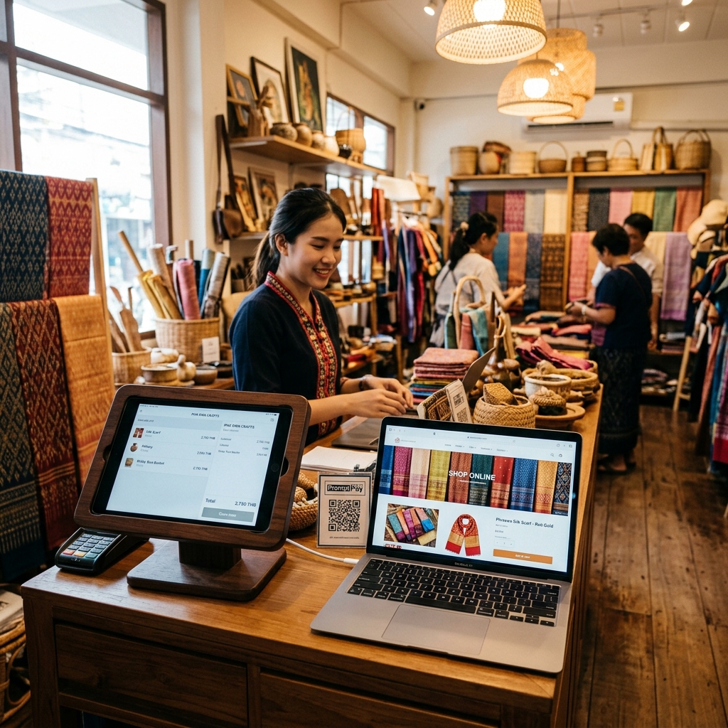 ระบบตะกร้าสินค้า E-Commerce สำหรับร้านขายของฝากขอนแก่น